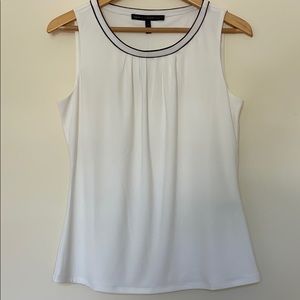 New White House Black Market White Blouse